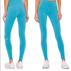 Alo High-Waist Airbrush Legging in Blue Splash